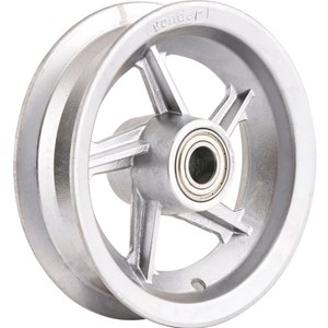 Aro de alumínio 8" com rolamento para pneus 325 ou 350 Vonder Cinza