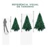 Árvore De Natal Dinamarca Verde 150cm 345 Galhos Magizi