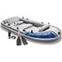 Bote Barco Inflável Excursion 5 com Remos Alumínio + Suporte para Motor Bote Intex 