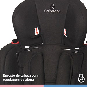 Cadeira Infantil Para Carro Grafite Dorano II 9 até 36kg  Galzerano 