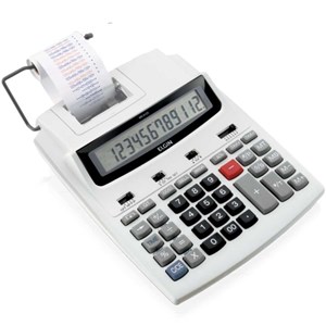 Calculadora de mesa com 12 dígitos, calendário e impressão de data MR-6125 - Elgin