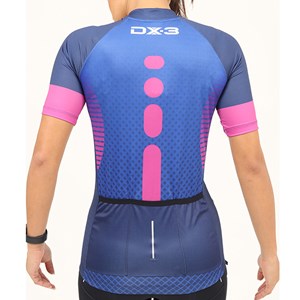 Camisa Ciclismo DX-3 Feminina Fusion 03 Marinho 