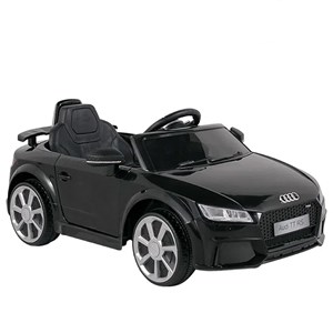 Carrinho Elétrico Infantil Audi Tt Rs 12v com Controle Luz Preto