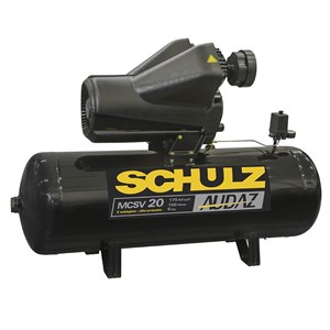Compressor de ar 20 pés 150 litros 5 CV trifásico 220/380V - Audaz Schulz