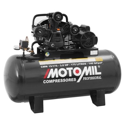 Compressor De Ar Cmw 15/175L, Monofásico, 127 V/220 V-Motomil