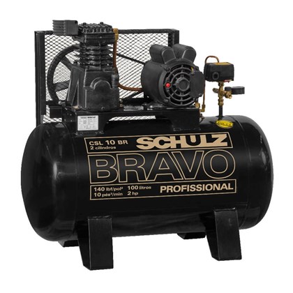 Compressor Schulz BRAVO CSL 10 BR/100 L Trifásico - SCHULZ