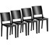 Conjunto 4 Cadeiras Plásticas Hydra Plus Cristal UZ Branco - Kappesberg