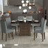 Conjunto Sala De Jantar Rafaela 6 Cadeiras Elisa Marrocos/Platina - Cimol