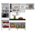Cozinha  Compacta Charme Branco - CHF Móveis