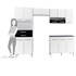 Cozinha  Compacta Lívia Branco - CHF Móveis