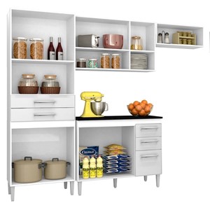 Cozinha  Compacta Támara Branco - CHF Móveis
