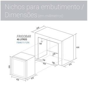 Frigobar 46 Litros Inox 127V - Suggar