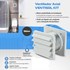 Kit Ventilador Exaustor para Banheiro 150mm Premium Ventisol