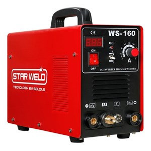 Máquina Inversora De Solda Tig Mma Ws-160 Bivolt Star Weld