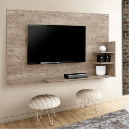 Painel P Tv Ate 40 Pol Carvalho Prata 3 Prateleiras Exclusive Lojas Maxi Painel P Tv Ate 40 Pol Carvalho Prata 3 Prateleiras Exclusive Lojas Maxi