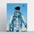 Placa Decorativa Astronauta 20X30Cm