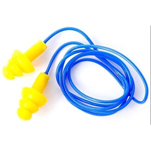 Protetor Auricular Plug Cordao Amarelo Valeplast