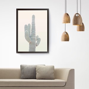 Quadro Decorativo Cactus 40X60Cm Preto