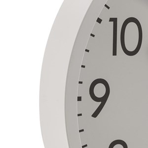 Relógio de Parede Cozinha Sala Escritório Branco 25cm