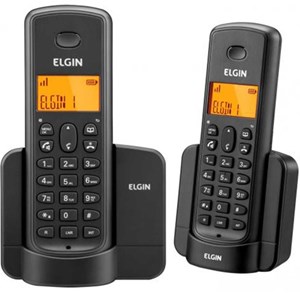 Telefone Sem Fio c/ID e Ramal TSF-8002 Preto - Elgin